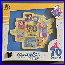 Disneyland Resort 70th Anniversary 2025 Jumbo Pin Limited Edition 1000