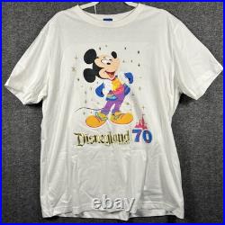 Disneyland Resort 70th Anniversary Bundle Backpack, Pin & Mickey T-Shirt L NEW