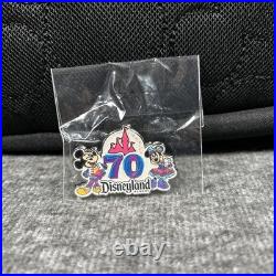 Disneyland Resort 70th Anniversary Bundle Backpack, Pin & Mickey T-Shirt L NEW