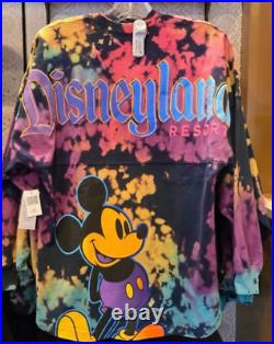 Disneyland Resort 70th Anniversary Spirit Jersey XL Mickey Mouse Tie Dye 2025