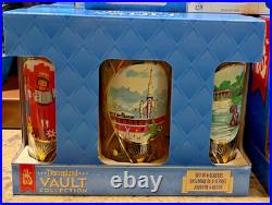 Disneyland Resort 70th Anniversary VAULT COLLECTION Glass Set New