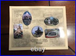 Disneyland Resort Anniversary Series Cast Member Exclusive LE 1000 Buttons