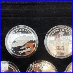 Disneyland Resort Diamond Celebration Coin Set 60th anniversary Display&coins