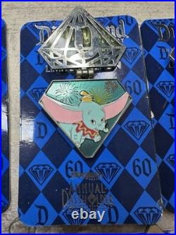 Disneyland Resort Pin Set Of 9 Diamond Anniversary LE3000 Annual Passholder
