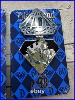 Disneyland Resort Pin Set Of 9 Diamond Anniversary LE3000 Annual Passholder