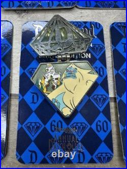 Disneyland Resort Pin Set Of 9 Diamond Anniversary LE3000 Annual Passholder