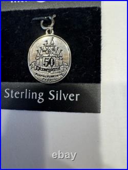 Disneyland Resort Sterling Silver Charm 50th Anniversary Happiest Homecoming VTG