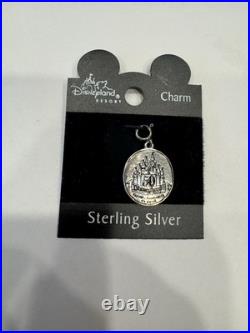 Disneyland Resort Sterling Silver Charm 50th Anniversary Happiest Homecoming VTG