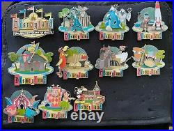 Disneyland Retro Collection 2005 (50th Anniversary) Set of 11 loose pins
