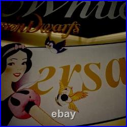 Disneyland Snow White & 7 Dwarfs 50th Anniversary 1987 actual park plaque