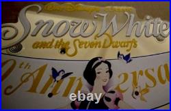 Disneyland Snow White & 7 Dwarfs 50th Anniversary 1987 actual park plaque