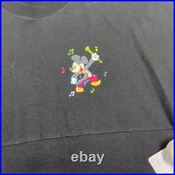 Disneyland Spirit Jersey L Black Main Street Electrical Parade 50th Anniversary