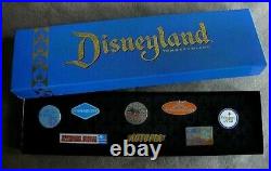 Disneyland Tomorrowland- 50th Anniversary Boxed Pin Set -ltd Ed 1500-mib