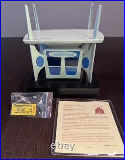 Disneyland Tomorrowland Ticket Booth Trinket Box 50th Anniversary withCertificate