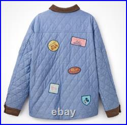 Disneyland Vault 70th Anniversary Reversible Corduroy Quilted Patch Jacket
