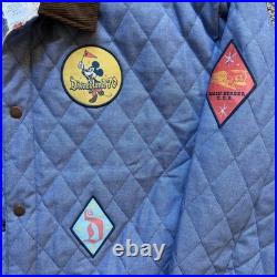 Disneyland Vault 70th Anniversary Reversible Corduroy Quilted Patch Jacket