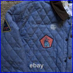 Disneyland Vault 70th Anniversary Reversible Corduroy Quilted Patch Jacket