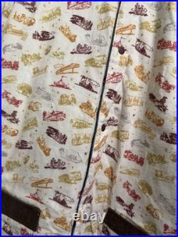 Disneyland Vault 70th Anniversary Reversible Quilted Patch Jacket Corduroy Trim