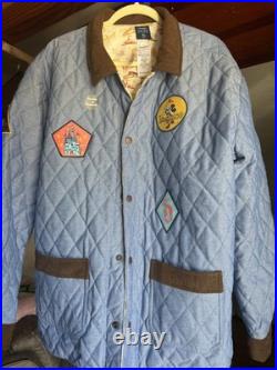 Disneyland Vault 70th Anniversary Reversible Quilted Patch Jacket Size XL NWT