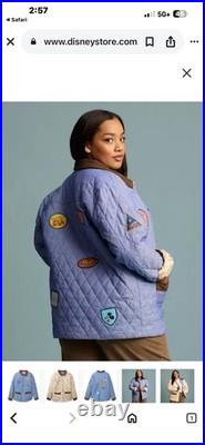 Disneyland Vault 70th Anniversary Reversible Quilted Patch Jacket Size XL NWT