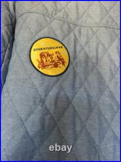 Disneyland Vault 70th Anniversary Reversible Quilted Patch Jacket Size XL NWT