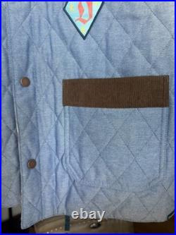 Disneyland Vault 70th Anniversary Reversible Quilted Patch Jacket Size XL NWT