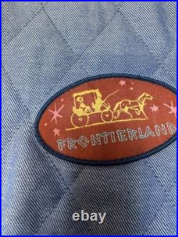 Disneyland Vault 70th Anniversary Reversible Quilted Patch Jacket Size XL NWT