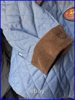 Disneyland Vault 70th Anniversary Reversible Quilted Patch Jacket Size XL NWT