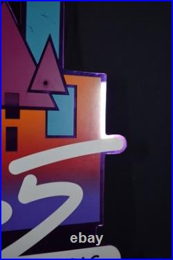 Disneyland Vintage Sign Prop 35th Anniversary 1985 Main Street Lamppost Disney