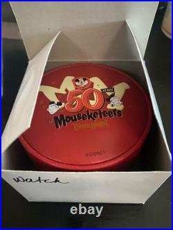 Disneyland Wristwatch MMC Mouseketeers 50th Anniversary 2005 LE #78 of 250 NIB