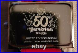 Disneyland Wristwatch Mouseketeers 50th Anniversary LE 250 NIB 073/250