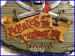 Disneyland anniversary Pirates Of The Caribbean Wall Plaque. LE #21/500! MINT