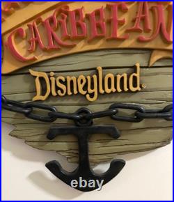 Disneyland anniversary Pirates Of The Caribbean Wall Plaque. LE #21/500! MINT