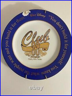 Disneyland club 33 35th anniversary plate number 257 out of 333. Dose have chip