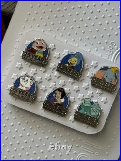Disneyland hidden mickey pins FULL SET WITH CHASER 25 years of pin trading set 1
