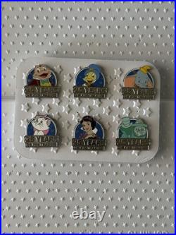 Disneyland hidden mickey pins FULL SET WITH CHASER 25 years of pin trading set 1