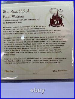 Disneyland pewter miniatures- 50th anniversary commemorative