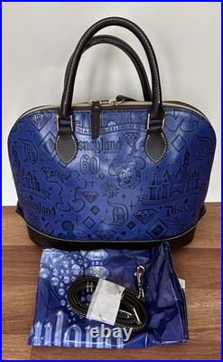Disneyland's 60th Anniversary Blue Satchel Purse/handbag Dooney & Bourke