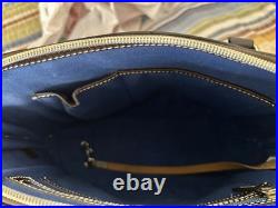 Disneyland's 60th Anniversary Blue Satchel Purse/handbag Dooney & Bourke