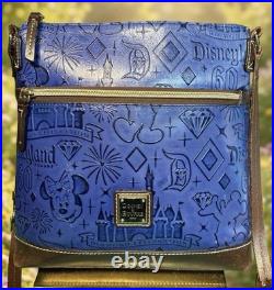 Dooney Bourke Disney Disneyland Diamond 60th Anniversary Mickey Mouse Blue Bag