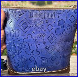 Dooney Bourke Disney Disneyland Diamond 60th Anniversary Mickey Mouse Blue Bag
