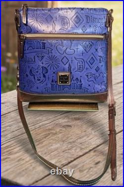 Dooney Bourke Disney Disneyland Diamond 60th Anniversary Mickey Mouse Blue Bag
