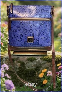 Dooney Bourke Disney Disneyland Diamond 60th Anniversary Mickey Mouse Blue Bag