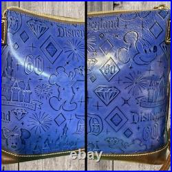 Dooney Bourke Disney Disneyland Diamond 60th Anniversary Mickey Mouse Blue Bag