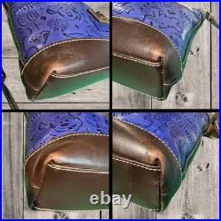 Dooney Bourke Disney Disneyland Diamond 60th Anniversary Mickey Mouse Blue Bag