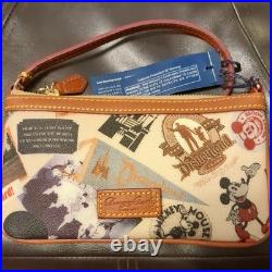 Dooney & Bourke Disneyland 55th Anniversary Large Wristlet Mint with Tags