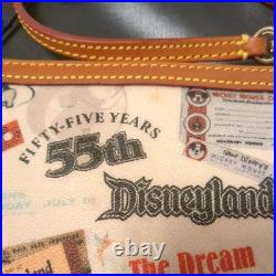 Dooney & Bourke Disneyland 55th Anniversary Large Wristlet Mint with Tags