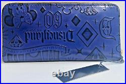 Dooney & Bourke Disneyland 60th Anniversary Diamond Celebration Wallet Blue
