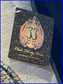 EXCLUSIVE Disneyland CLUB 33 Emerald 55 Anniversary Decor Pillow BNWT EXCLUSIVE Disneyland CLUB 33 Emerald 55 Anniversary Decor Pillow BNWT