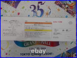 Exclusive Tokyo Disneyland 35Th Anniversary Grand Finale Jal Celebration Express